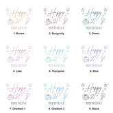 21st Birthday White Photo Album Gift For Her Or Him With Present Design